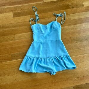 Amanda uprichard x REVOLVE Champagne Skort Romper in Pacific